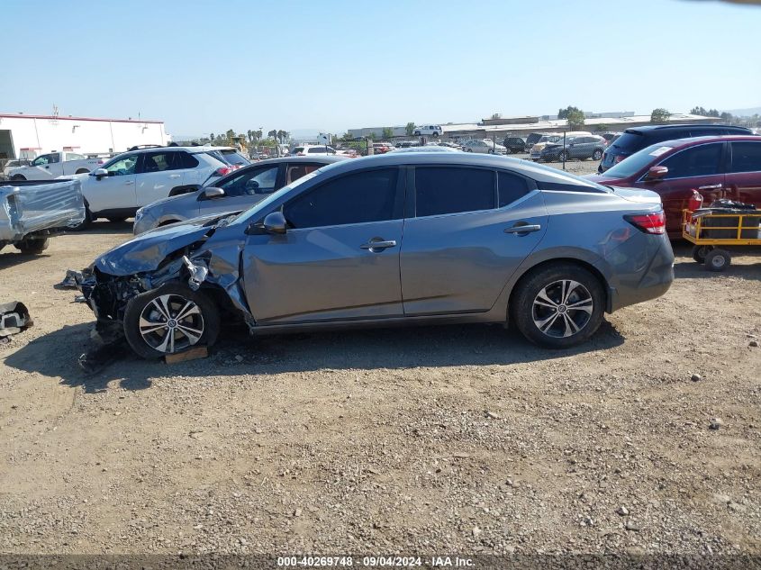 2022 Nissan Sentra Sv Xtronic Cvt VIN: 3N1AB8CV4NY220908 Lot: 40269748