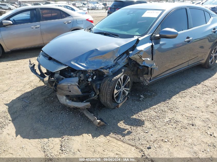 2022 Nissan Sentra Sv Xtronic Cvt VIN: 3N1AB8CV4NY220908 Lot: 40269748