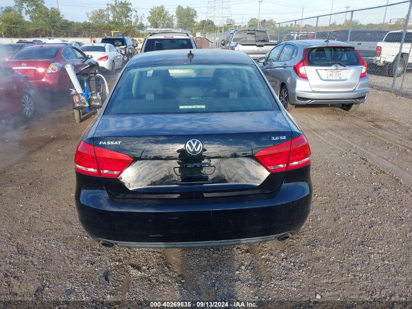 2012 Volkswagen Passat 3.6L V6 Se VIN: 1VWBM7A39CC069994 Lot: 40269835