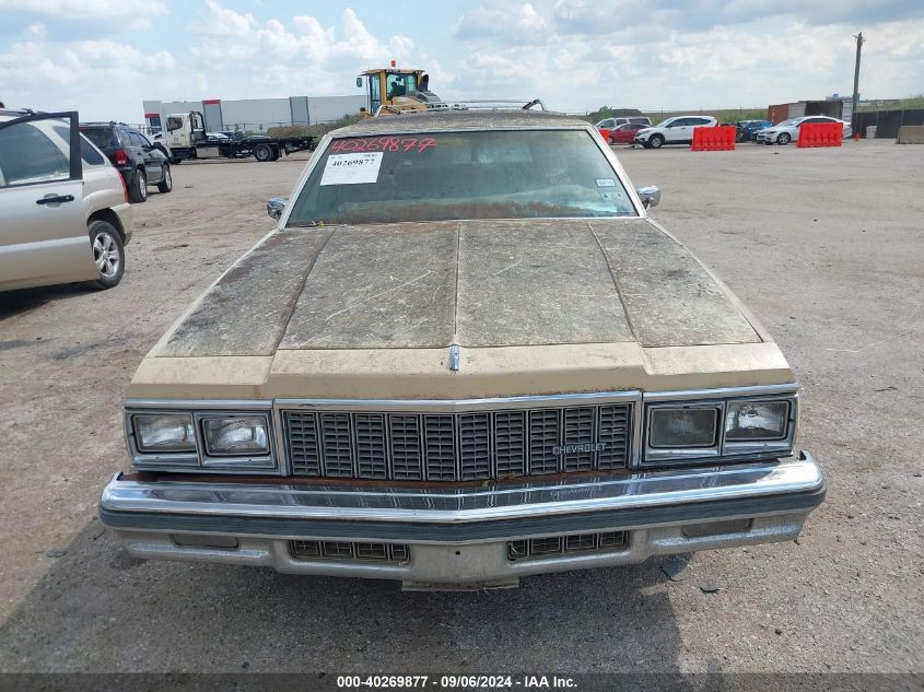 1979 Chevrolet Caprice VIN: 1N35L9C168406 Lot: 40269877