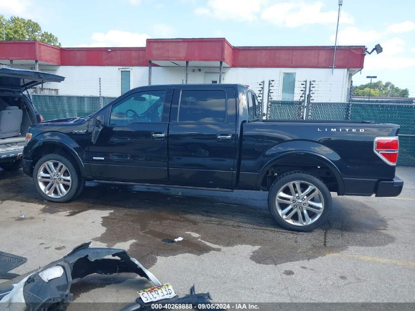 2013 FORD F-150 LIMITED - 1FTFW1ETXDFD95406