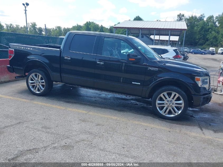 2013 FORD F-150 LIMITED - 1FTFW1ETXDFD95406