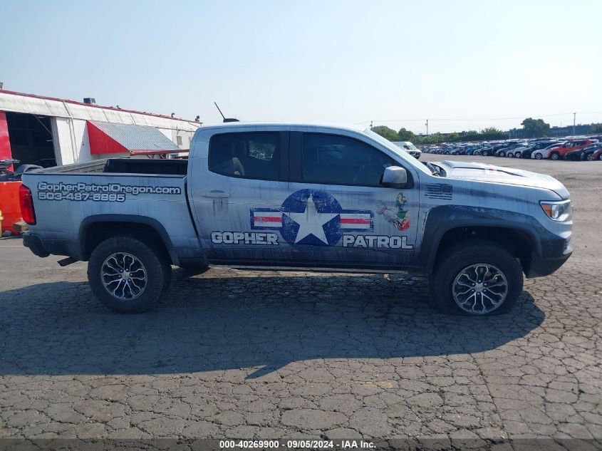 2022 Chevrolet Colorado Zr2 VIN: 1GCGTEENXN1327983 Lot: 40269900