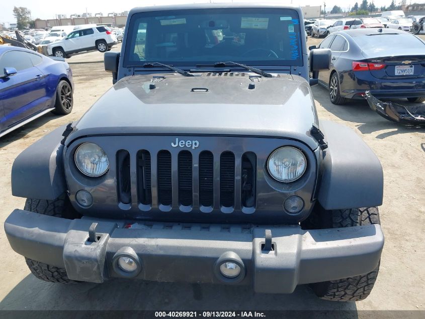 2014 Jeep Wrangler Unlimited Sport VIN: 1C4BJWDG0EL288673 Lot: 40269921