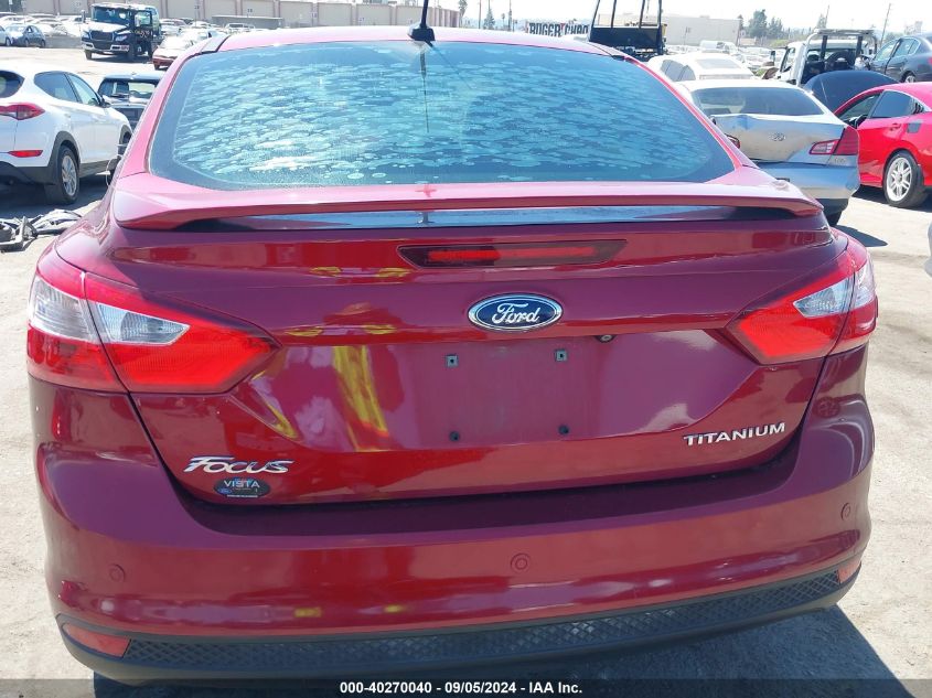 2014 Ford Focus Titanium VIN: 1FADP3J22EL355634 Lot: 40270040