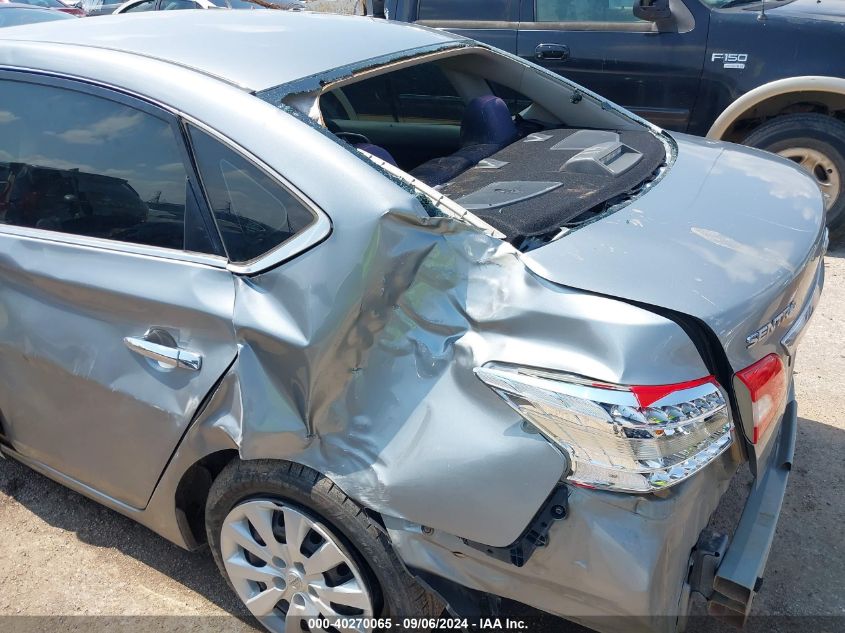 2013 Nissan Sentra S VIN: 3N1AB7AP9DL786931 Lot: 40270065