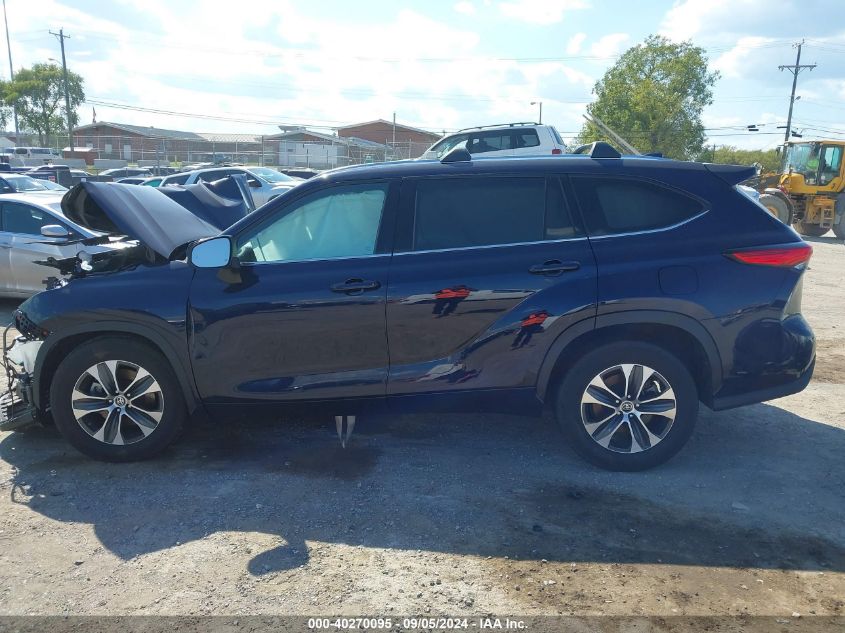 2021 Toyota Highlander Xle VIN: 5TDGZRAH6MS530747 Lot: 40270095