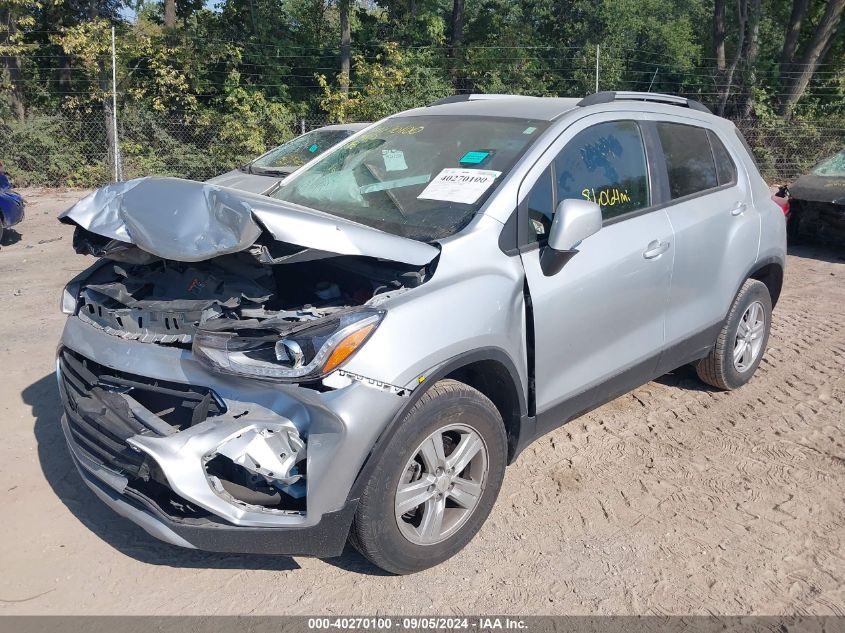 2021 Chevrolet Trax 1Lt VIN: KL7CJPSB2MB325516 Lot: 40270100