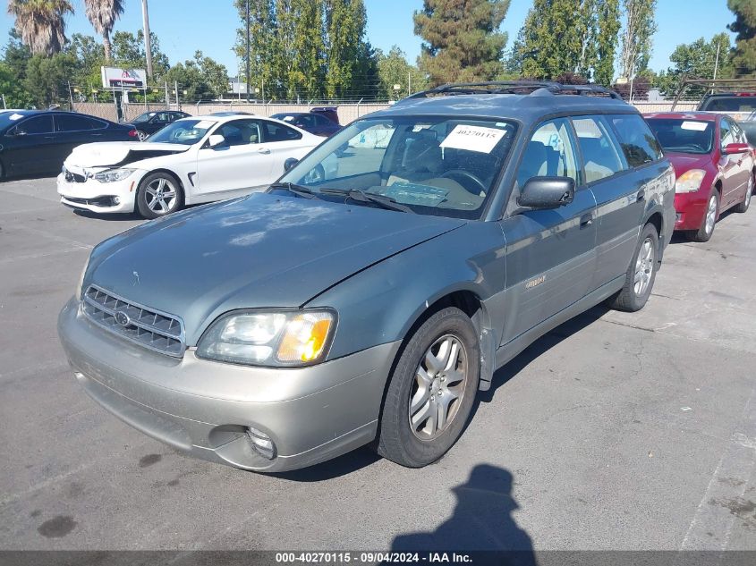 2002 Subaru Outback Outback VIN: 4S3BH665626614767 Lot: 40270115