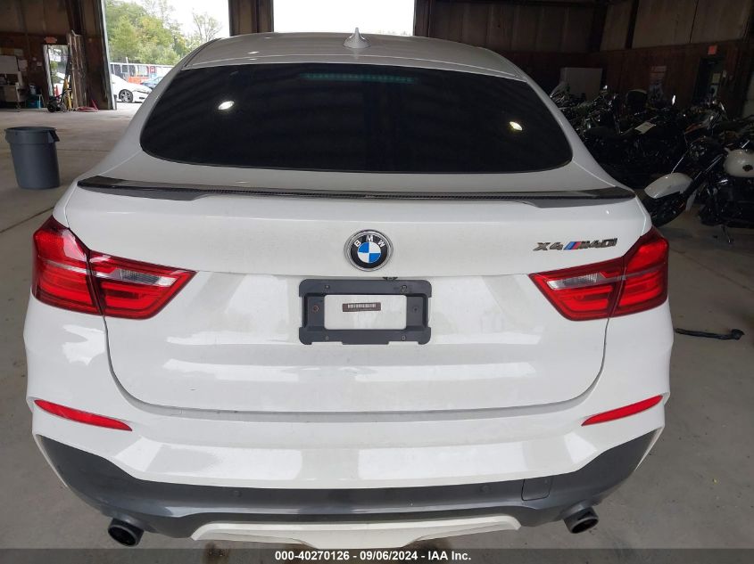 2018 BMW X4 M40I VIN: 5UXXW7C59J0W64696 Lot: 40270126