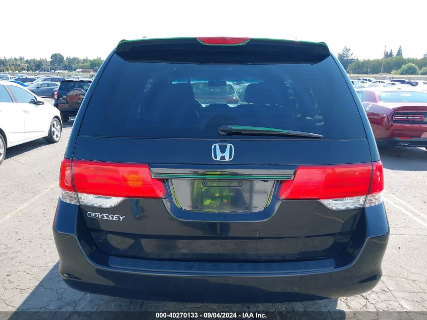 2010 Honda Odyssey Ex-L VIN: 5FNRL3H70AB030975 Lot: 40270133