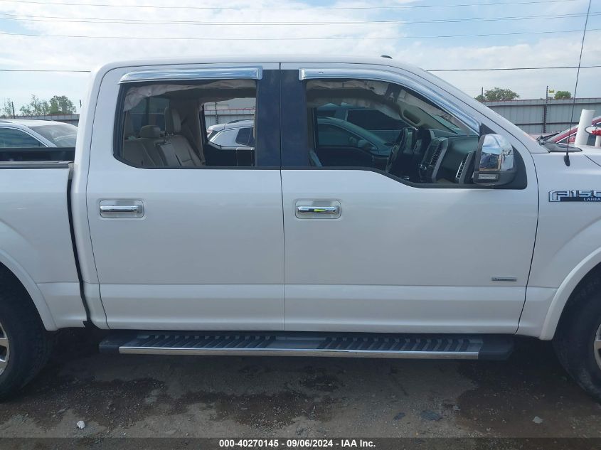 2015 Ford F-150 Lariat VIN: 1FTEW1EP8FKE72573 Lot: 40270145