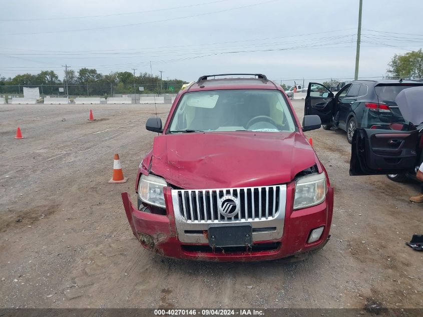 2009 Mercury Mariner V6 VIN: 4M2CU81G99KJ00461 Lot: 40270146