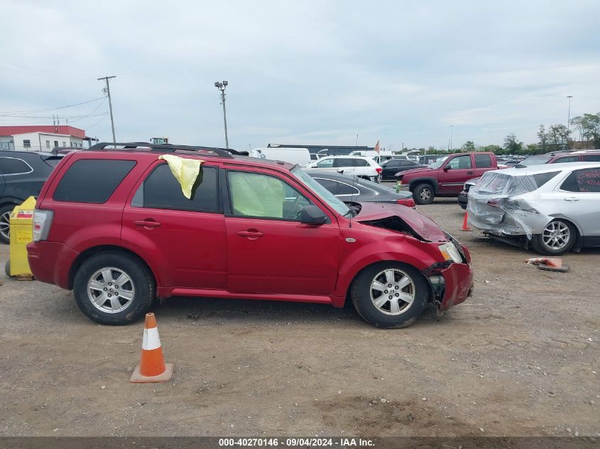 2009 Mercury Mariner V6 VIN: 4M2CU81G99KJ00461 Lot: 40270146