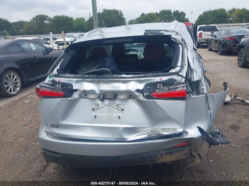 2017 Lexus Nx 200T 200T/Base/F Sport VIN: JTJYARBZ4H2080268 Lot: 40270147