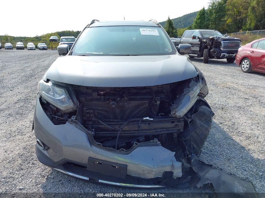 2016 Nissan Rogue Sl VIN: 5N1AT2MV3GC839173 Lot: 40270202