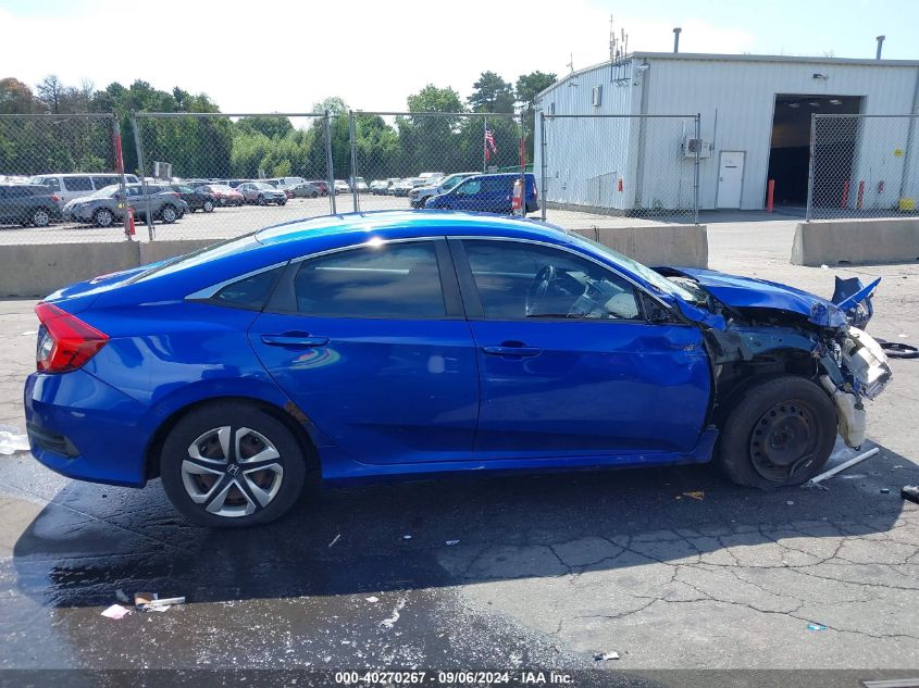 2016 Honda Civic Lx VIN: 19XFC2F52GE221102 Lot: 40270267