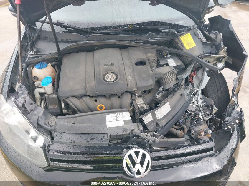 WVWAB7AJ1CW329337 2012 Volkswagen Golf 2.5L 2-Door