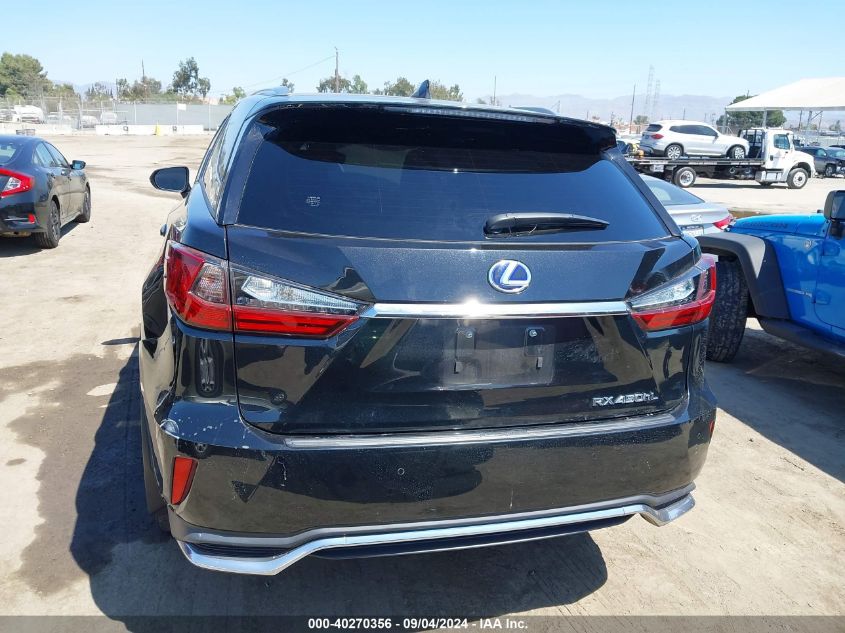 2021 Lexus Rx 450Hl VIN: JTJHGKFA2M2017335 Lot: 40270356