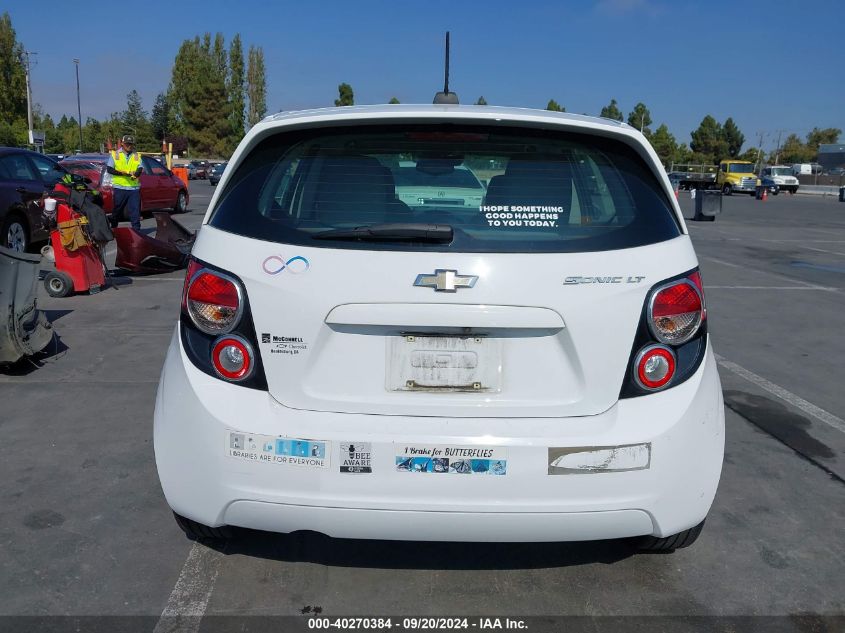 1G1JC6SG1G4118630 2016 Chevrolet Sonic Lt Auto