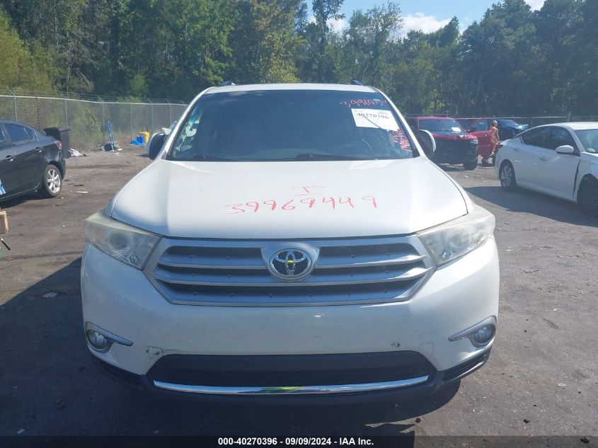 2011 Toyota Highlander Limited V6 VIN: 5TDYK3EH9BS048514 Lot: 40270396