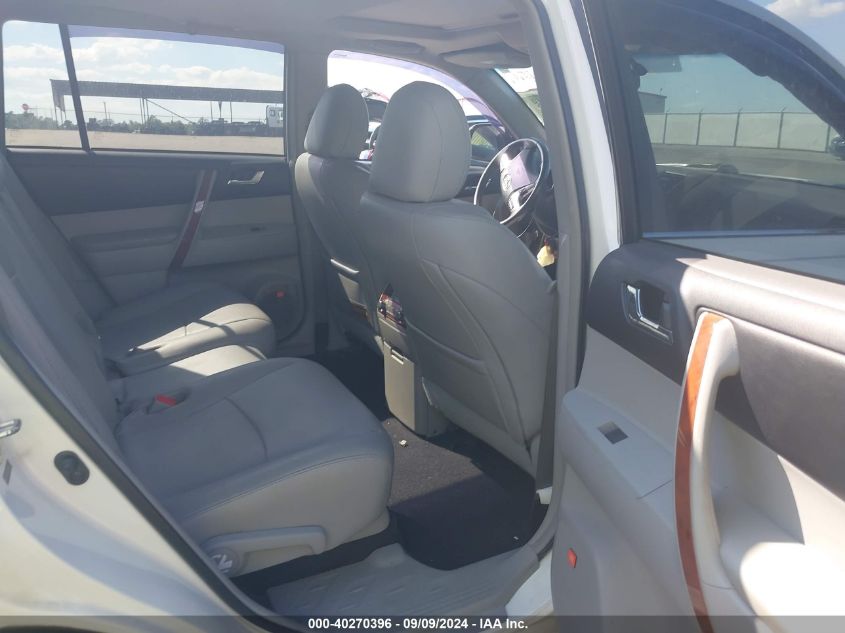 2011 Toyota Highlander Limited V6 VIN: 5TDYK3EH9BS048514 Lot: 40270396