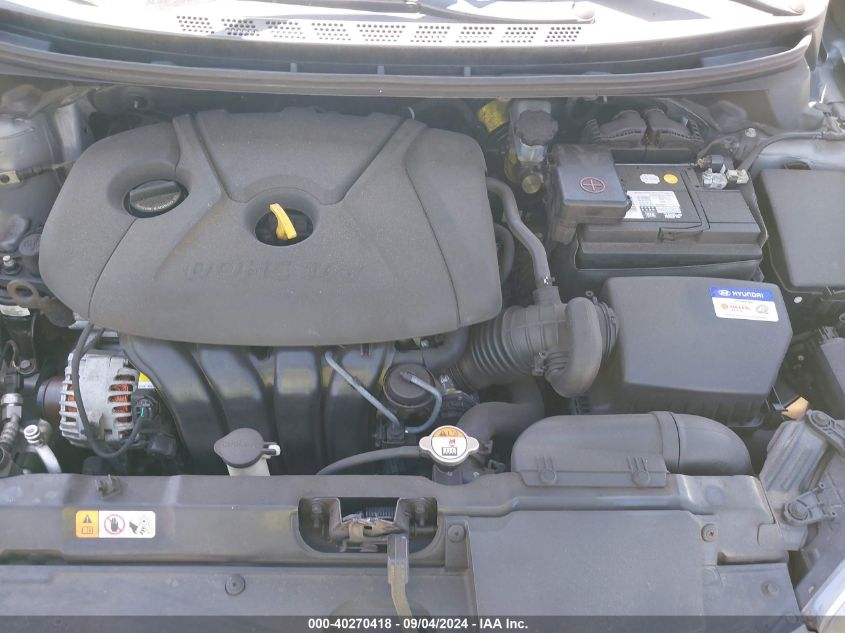 KMHDH4AE2DU771193 2013 Hyundai Elantra Gls (Ulsan Plant)