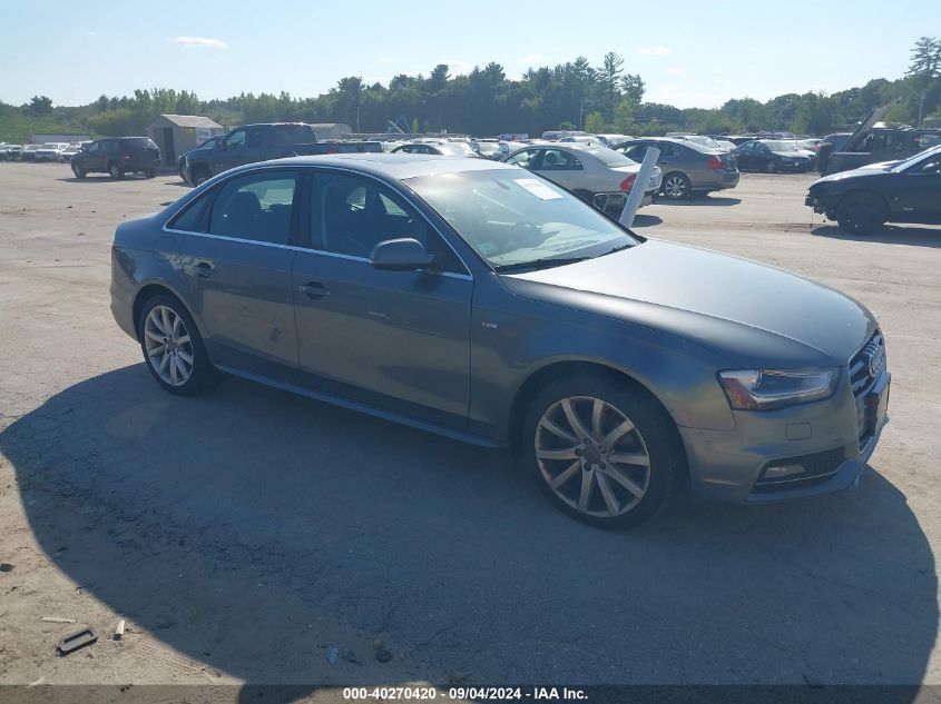 2014 Audi A4 Premium VIN: WAUBFAFL4EN044864 Lot: 40270420