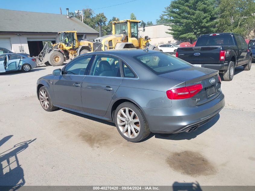 2014 Audi A4 Premium VIN: WAUBFAFL4EN044864 Lot: 40270420