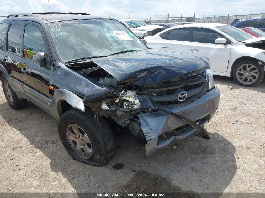 2001 Mazda Tribute Es V6/Lx V6 VIN: 4F2CU081X1KM21194 Lot: 40270451