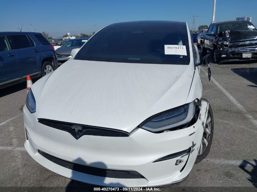 2022 Tesla Model X VIN: 7SAXCBE5XNF362628 Lot: 40270473