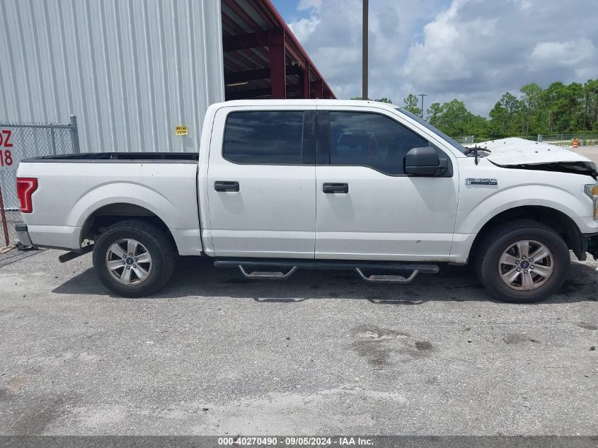 2017 Ford F-150 Supercrew VIN: 1FTEW1CF0HFB11361 Lot: 40270490