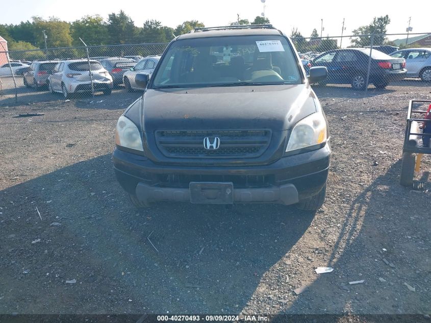 2005 Honda Pilot Ex VIN: 5FNYF18455B014791 Lot: 40270493