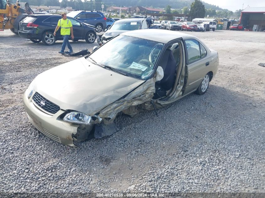 2002 Nissan Sentra Xe VIN: 3N1CB51D12L681798 Lot: 40270538