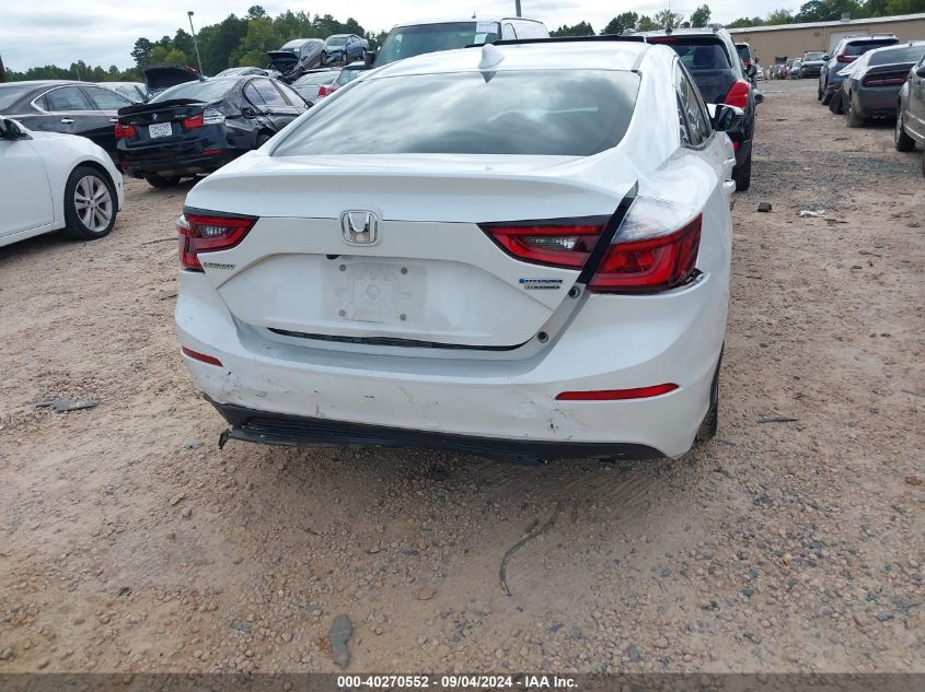 2022 Honda Insight Touring VIN: 19XZE4F91NE013215 Lot: 40270552