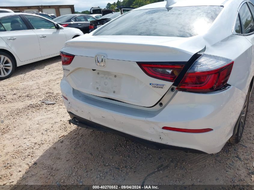 2022 Honda Insight Touring VIN: 19XZE4F91NE013215 Lot: 40270552