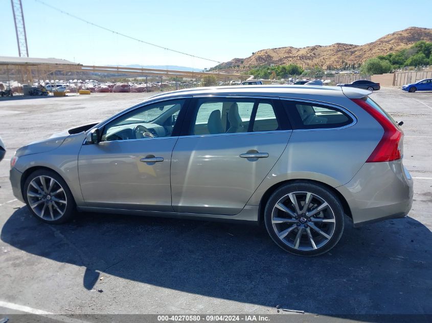 2015 Volvo V60 T5 Premier VIN: YV140MEK6F1262119 Lot: 40270580