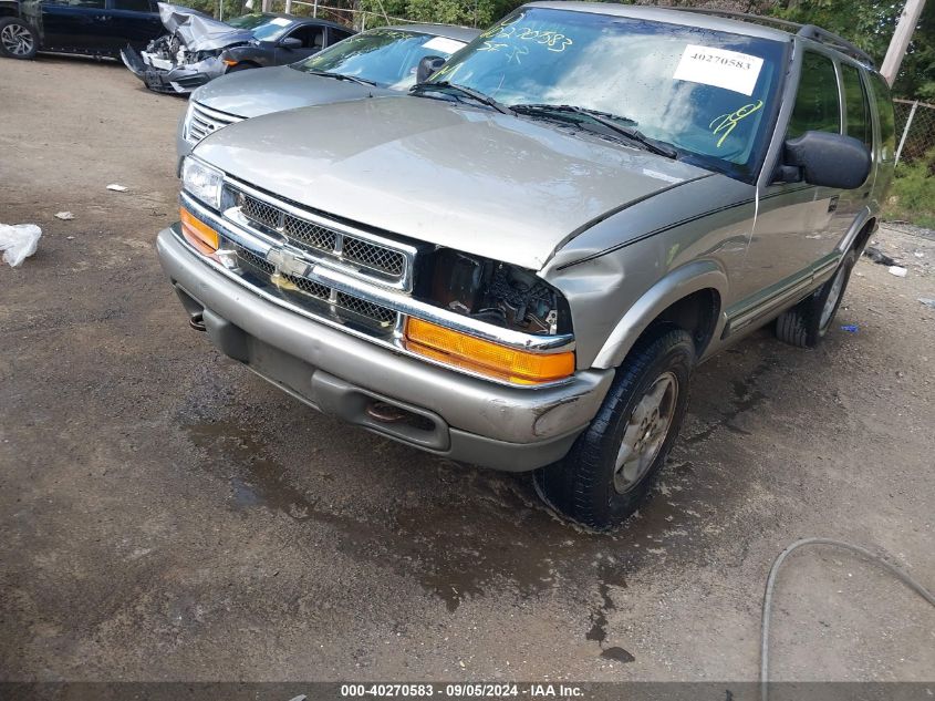 2001 Chevrolet Blazer Ls VIN: 1GNDT13W112200963 Lot: 40270583