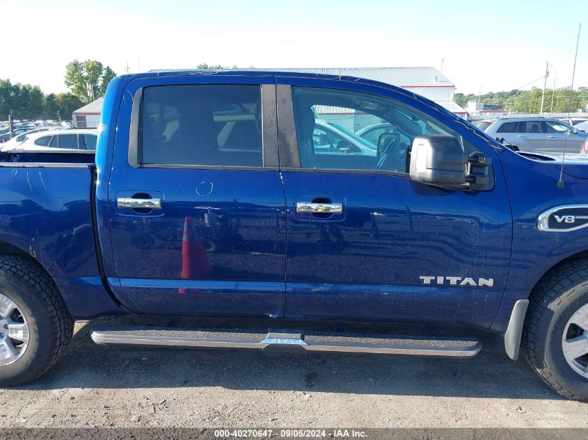 2017 Nissan Titan Sv/Sl/Pro-4X/Plat Res VIN: 1N6AA1E50HN517077 Lot: 40270647