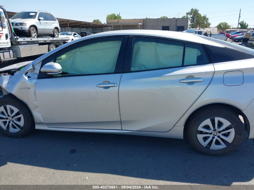 2018 Toyota Prius Two Eco VIN: JTDKARFU1J3549288 Lot: 40270661