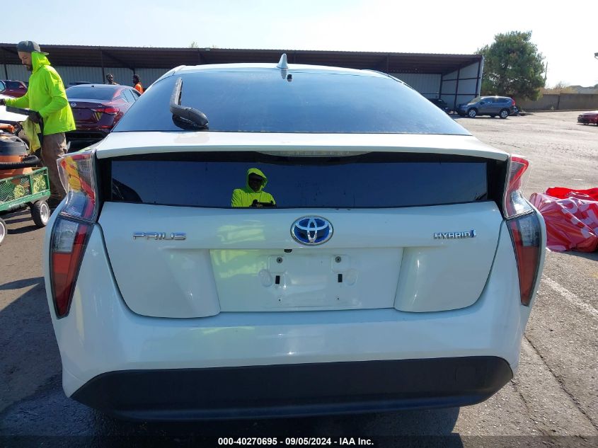 2016 Toyota Prius Two VIN: JTDKBRFU3G3015991 Lot: 40270695