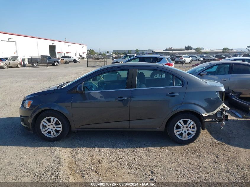 2013 Chevrolet Sonic Lt Manual VIN: 1G1JD5SH7D4178813 Lot: 40270726