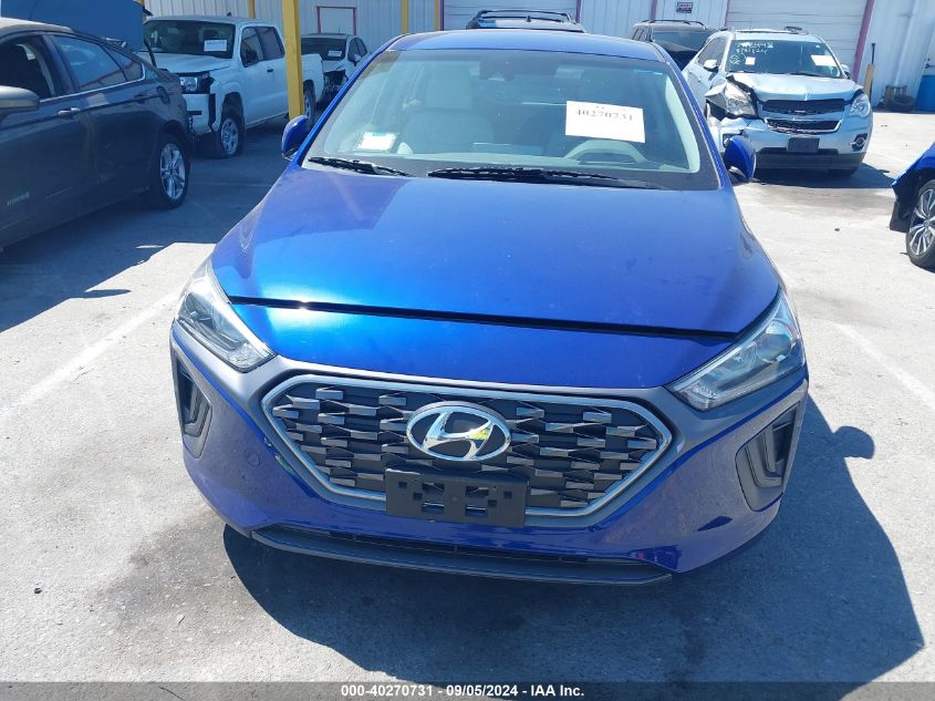 2022 Hyundai Ioniq Hybrid Blue VIN: KMHC65LC2NU267604 Lot: 40270731