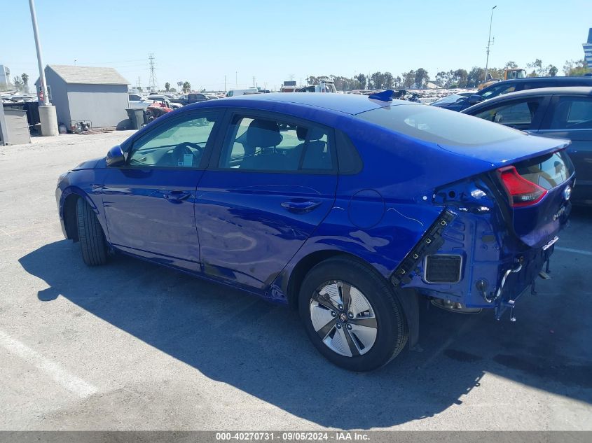 2022 Hyundai Ioniq Hybrid Blue VIN: KMHC65LC2NU267604 Lot: 40270731