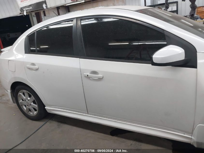 2011 Nissan Sentra 2.0/2.0S/Sr/2.0Sl VIN: 3N1AB6APXBL623129 Lot: 40270756