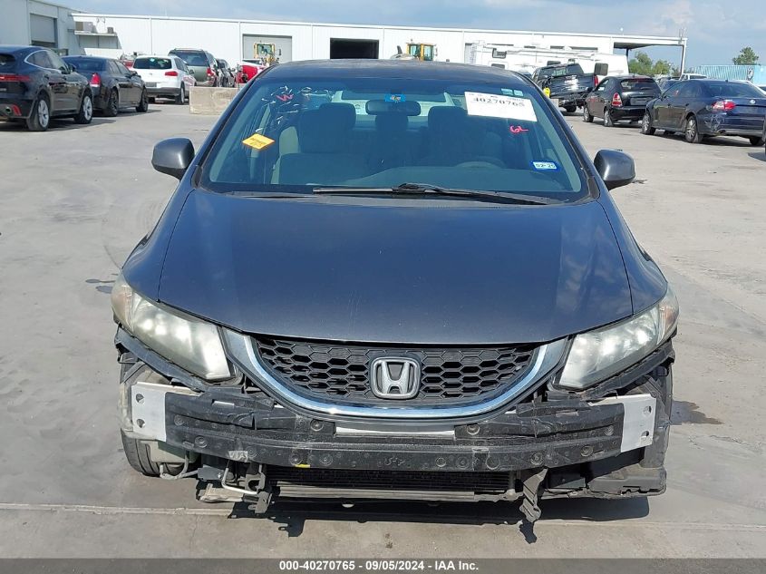 2013 Honda Civic Lx VIN: 2HGFB2F52DH575299 Lot: 40270765