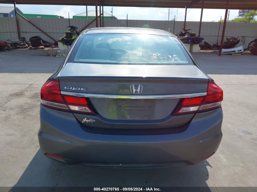 2013 Honda Civic Lx VIN: 2HGFB2F52DH575299 Lot: 40270765