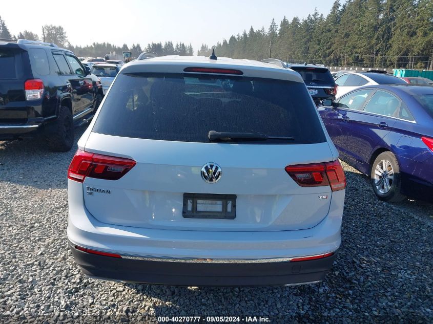 2018 Volkswagen Tiguan 2.0T Se/2.0T Sel VIN: 3VV3B7AX5JM208788 Lot: 40270777