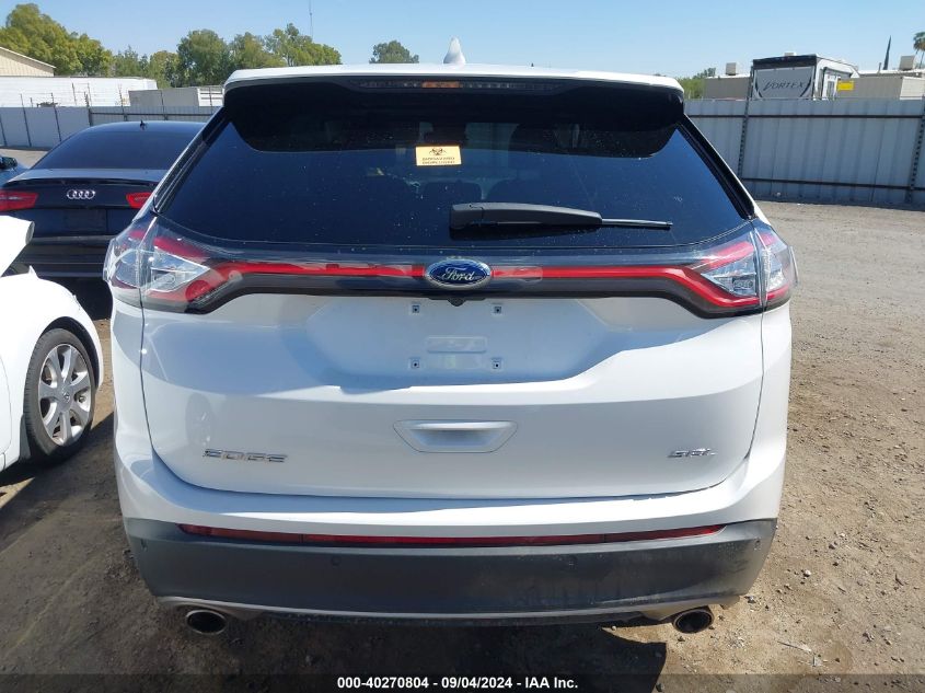 2017 Ford Edge Sel VIN: 2FMPK3J98HBC65861 Lot: 40270804