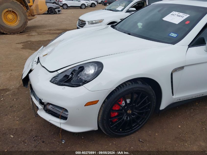 2013 Porsche Panamera Gts VIN: WP0AF2A71DL076101 Lot: 40270891